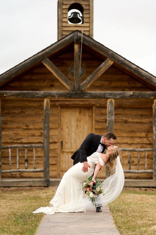 Carlee + Tayven wedding — bride + groom