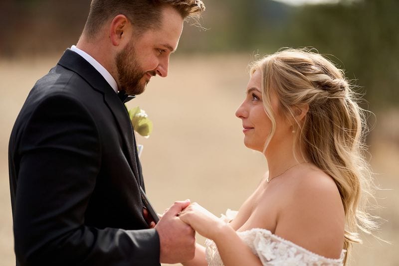 Carlee + Tayven wedding — private vows