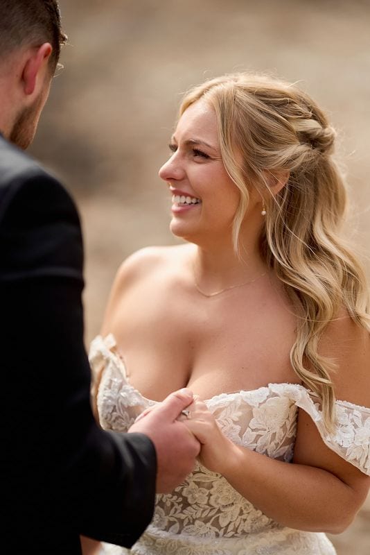 Carlee + Tayven wedding — private vows