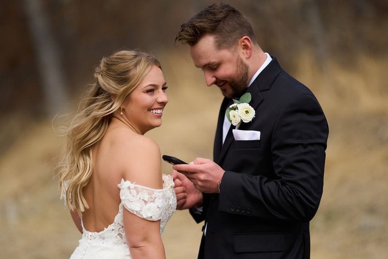 Carlee + Tayven wedding — private vows