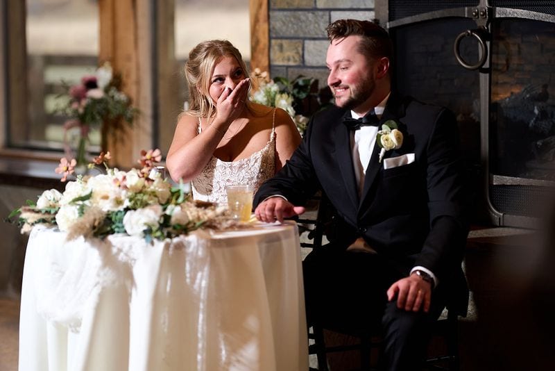 Carlee + Tayven wedding — toasts