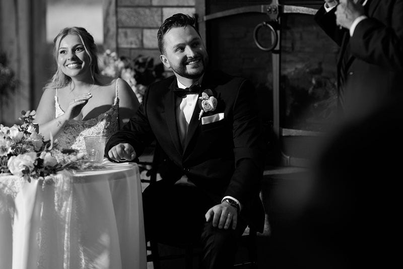 Carlee + Tayven wedding — toasts