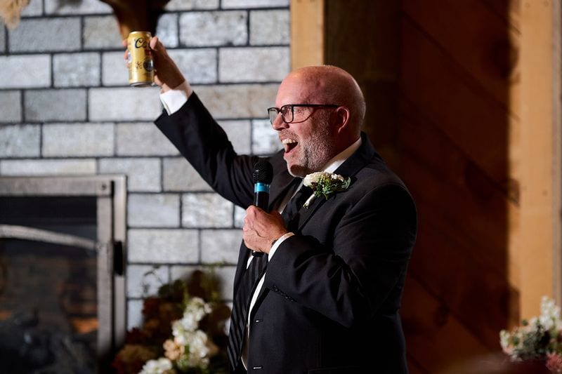 Carlee + Tayven wedding — toasts