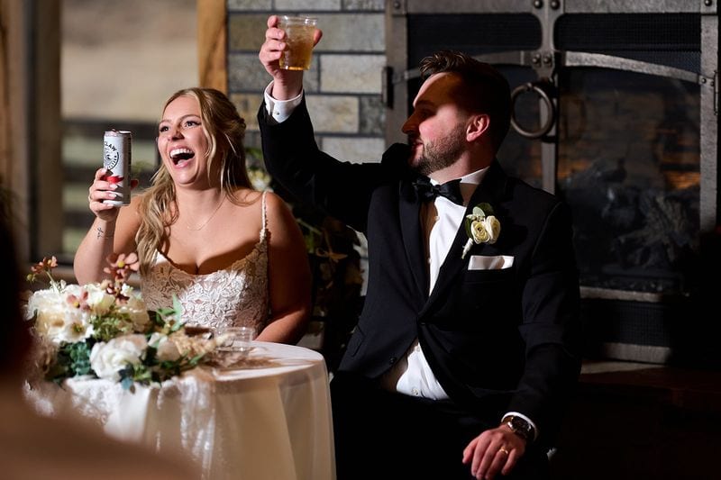 Carlee + Tayven wedding — toasts