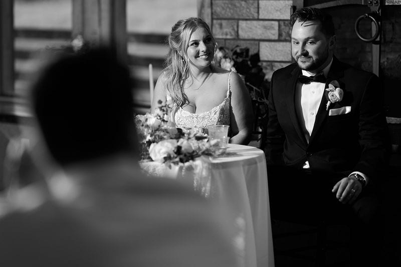 Carlee + Tayven wedding — toasts