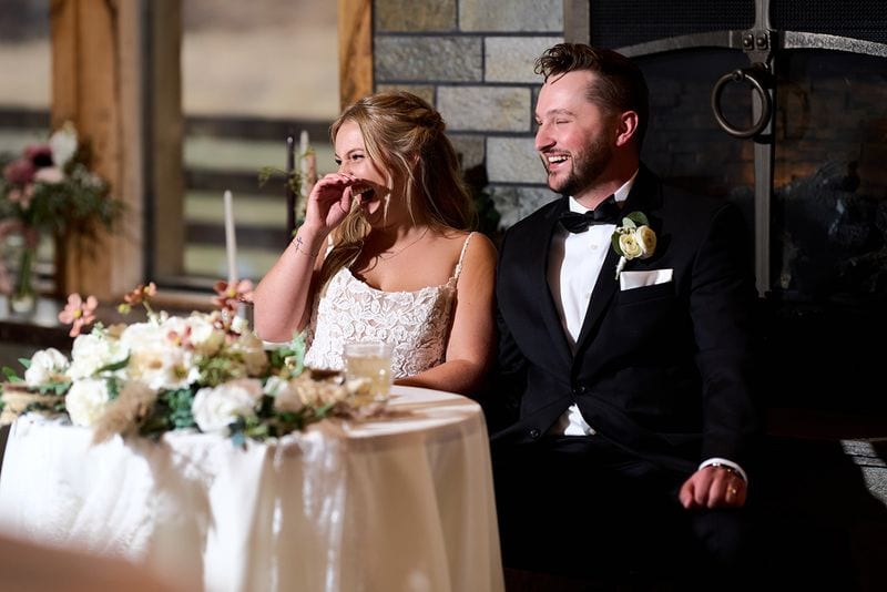 Carlee + Tayven wedding — toasts