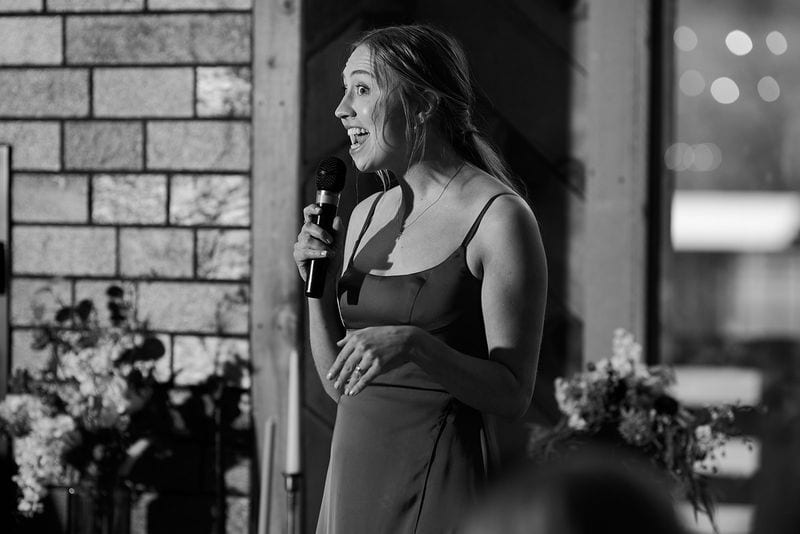 Carlee + Tayven wedding — toasts
