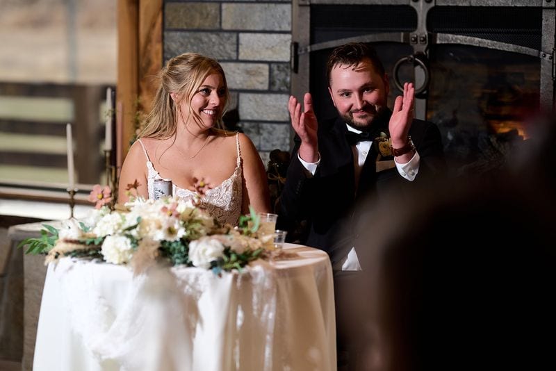 Carlee + Tayven wedding — toasts