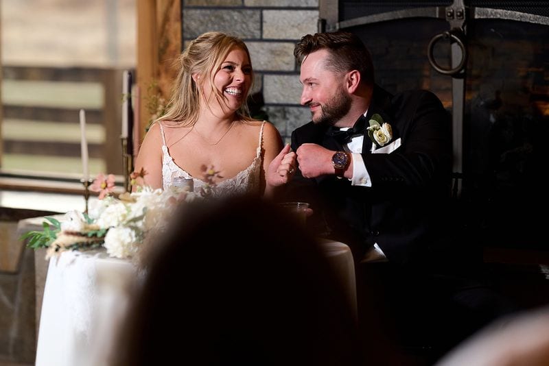 Carlee + Tayven wedding — toasts