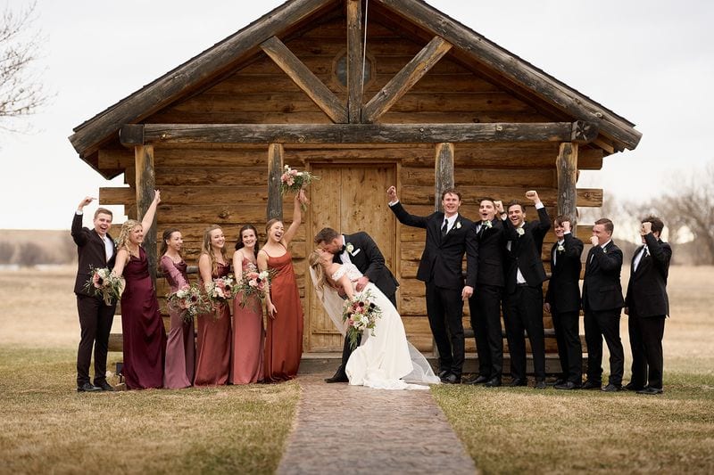 Carlee + Tayven's wedding: wedding party