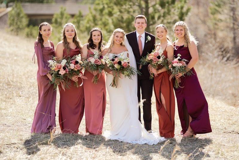 Carlee + Tayven wedding — wedding party