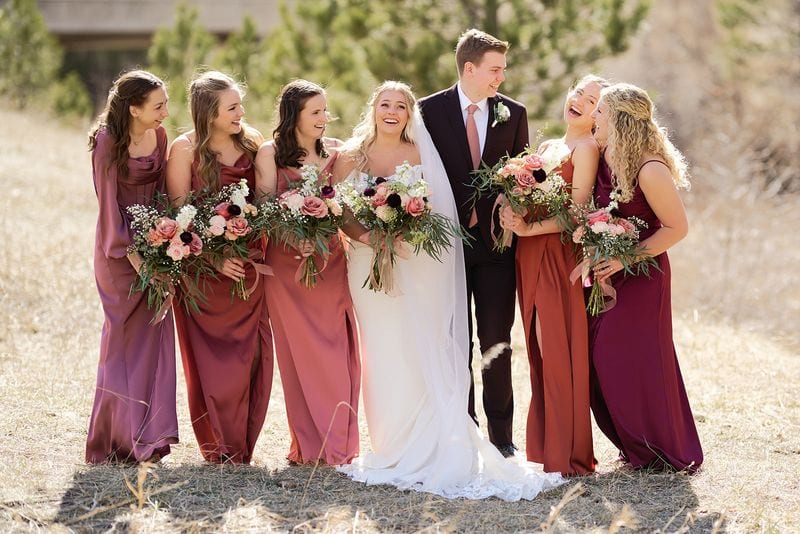 Carlee + Tayven wedding — wedding party