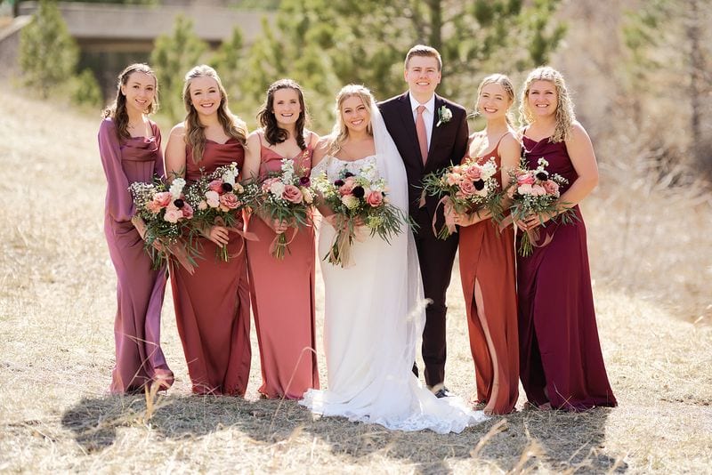 Carlee + Tayven wedding — wedding party