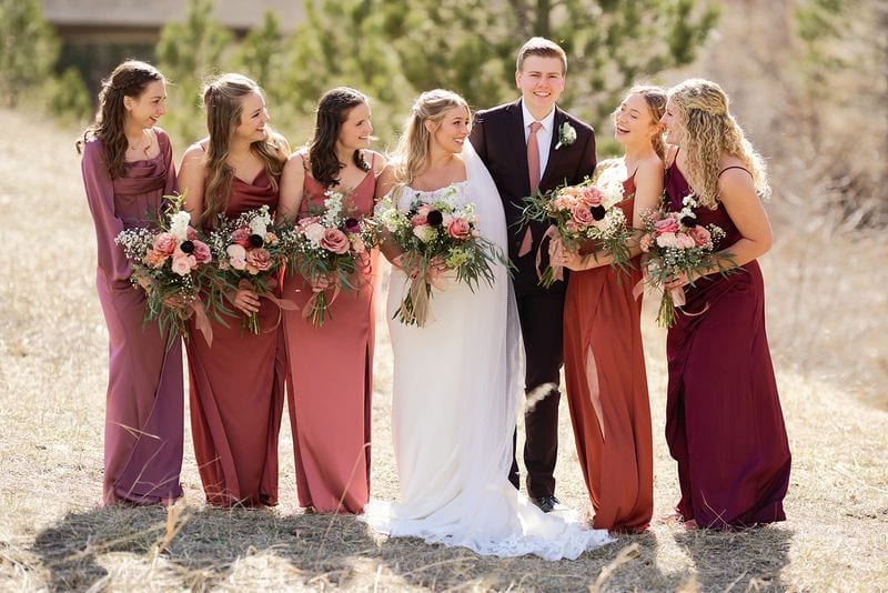Carlee + Tayven wedding — wedding party