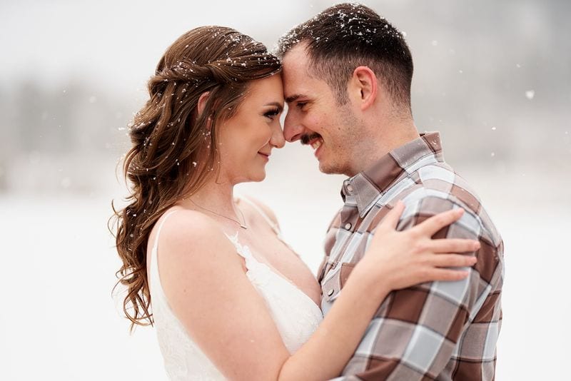 Katrina + Chad's wedding: bride + groom