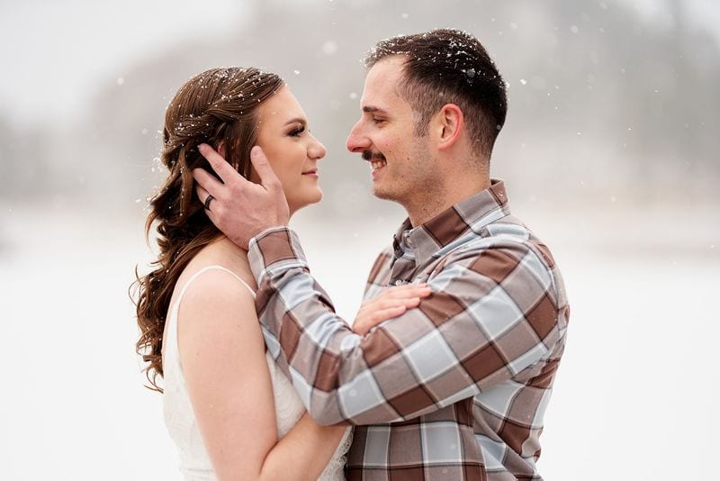 Katrina + Chad wedding — bride + groom