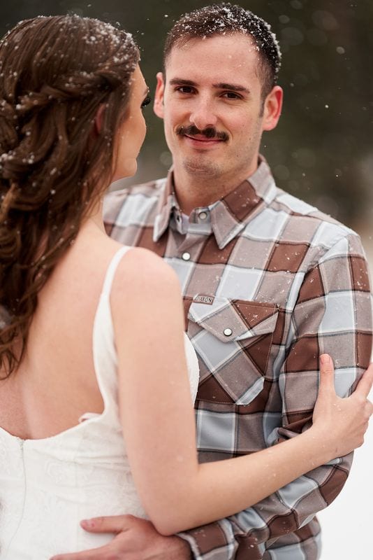 Katrina + Chad wedding — bride + groom