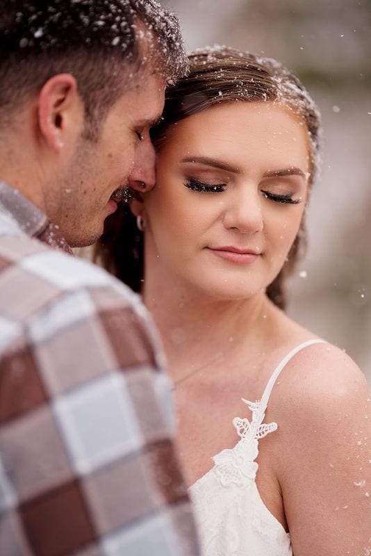 Katrina + Chad's wedding: bride + groom