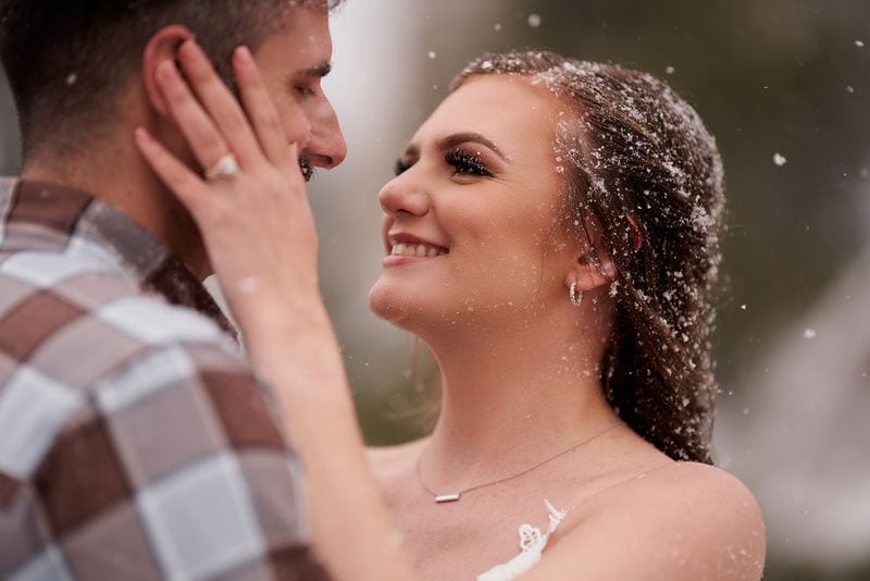 Katrina + Chad's wedding: bride + groom