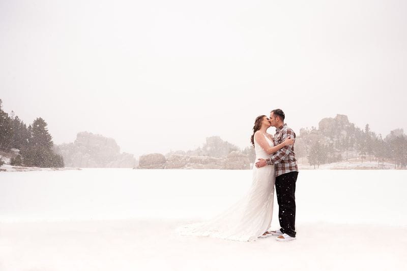 Katrina + Chad's wedding: bride + groom