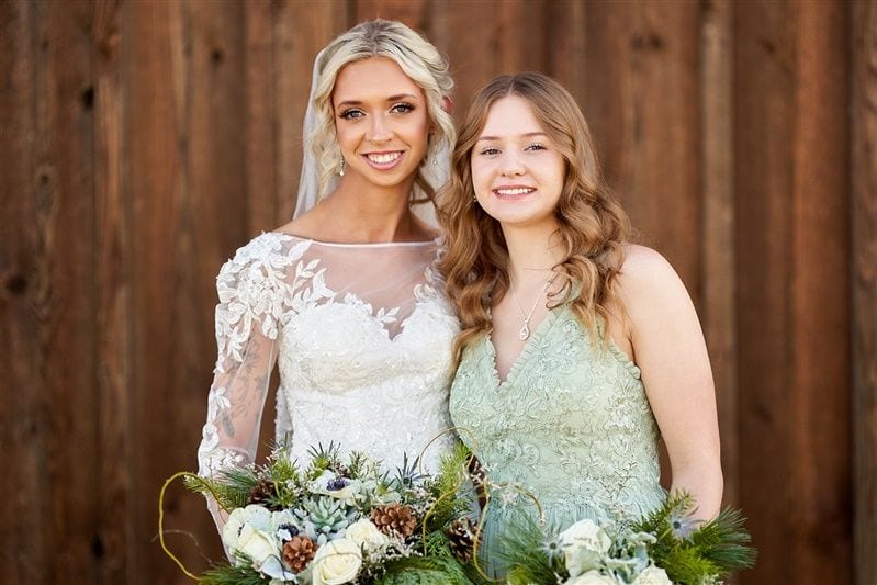 Kaylie + Bailey's wedding: bridal party