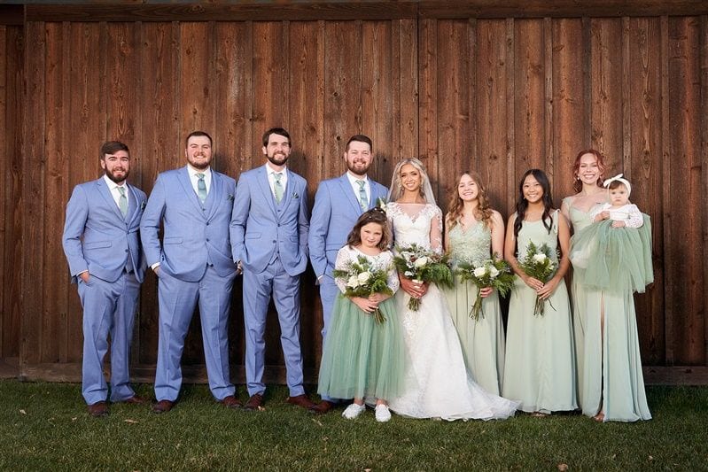 Kaylie + Bailey wedding — bridal party