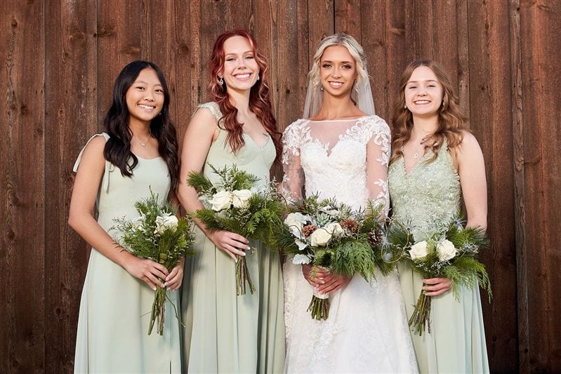 Kaylie + Bailey wedding — bridal party