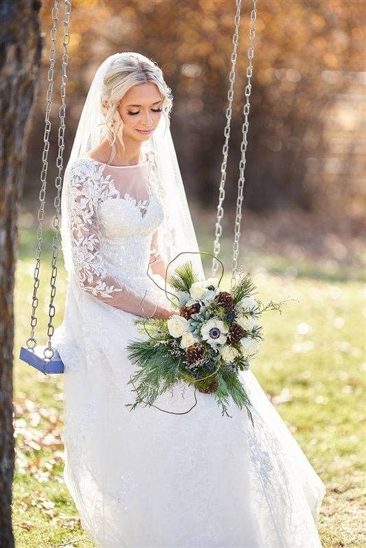Kaylie + Bailey wedding — bride + groom