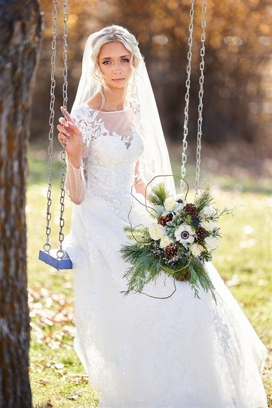 Kaylie + Bailey wedding — bride + groom