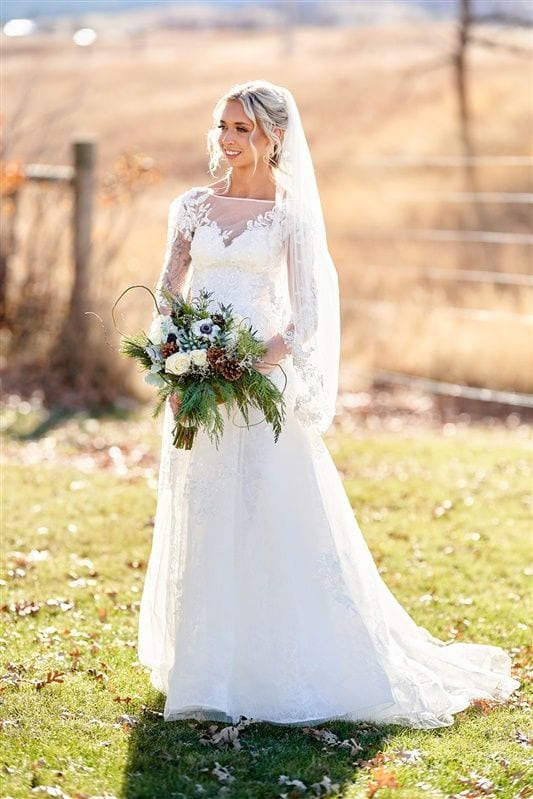 Kaylie + Bailey wedding — bride + groom