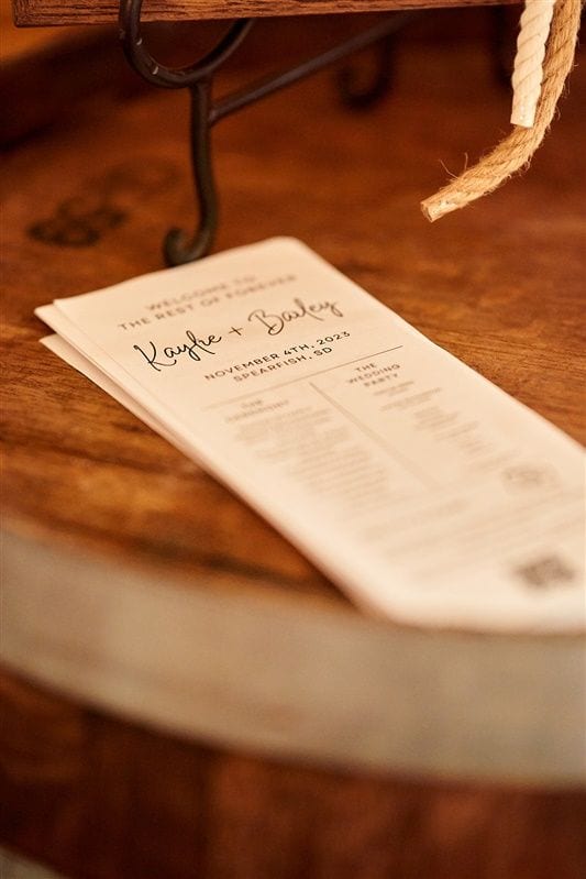 Kaylie + Bailey wedding — details
