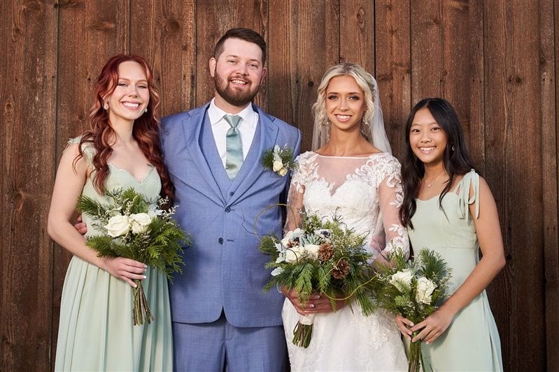 Kaylie + Bailey wedding — family formals