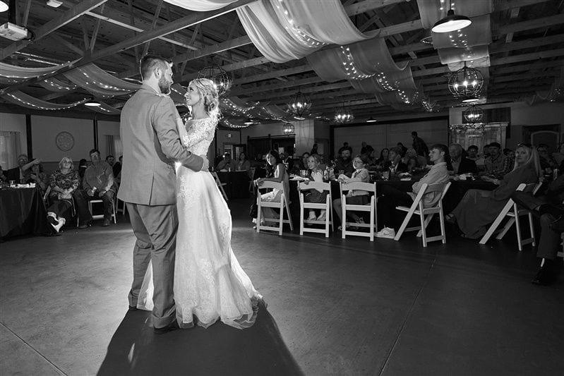 Kaylie + Bailey wedding — first dances