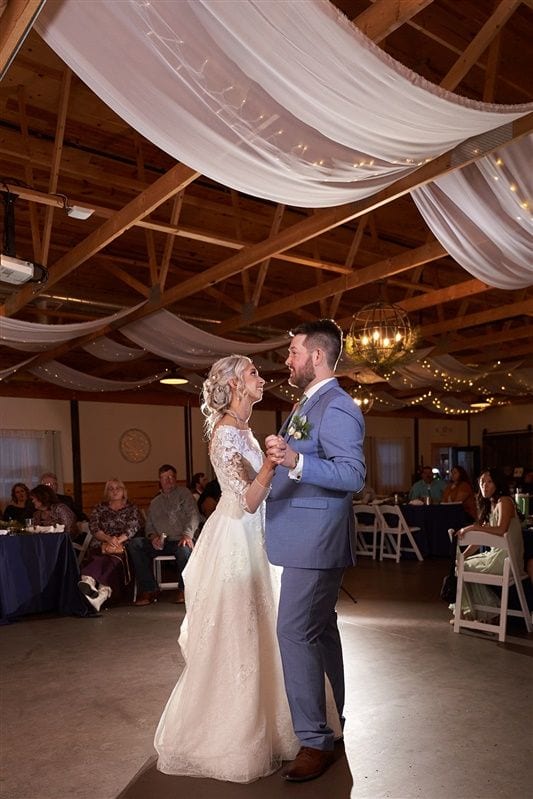 Kaylie + Bailey's wedding: first dances