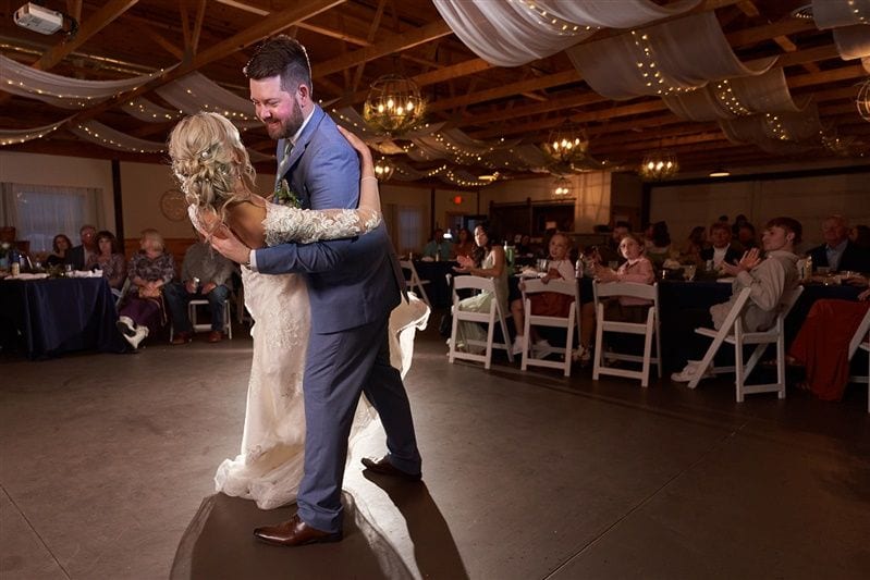 Kaylie + Bailey wedding — first dances