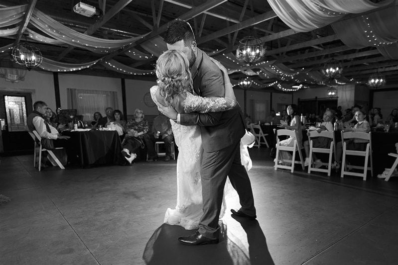 Kaylie + Bailey wedding — first dances