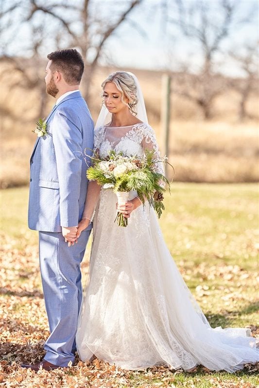 Kaylie + Bailey wedding — first look + gifts