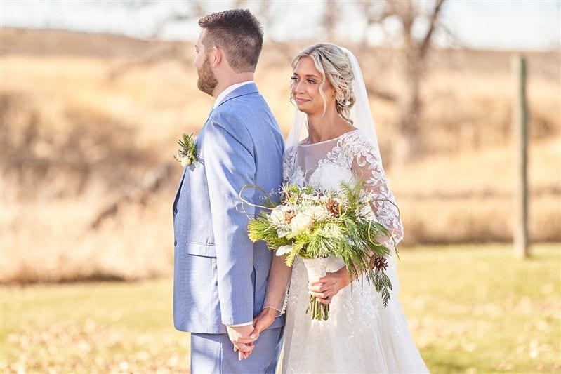 Kaylie + Bailey wedding — first look + gifts