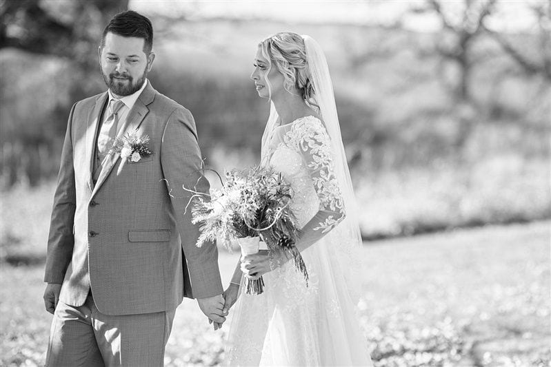 Kaylie + Bailey wedding — first look + gifts