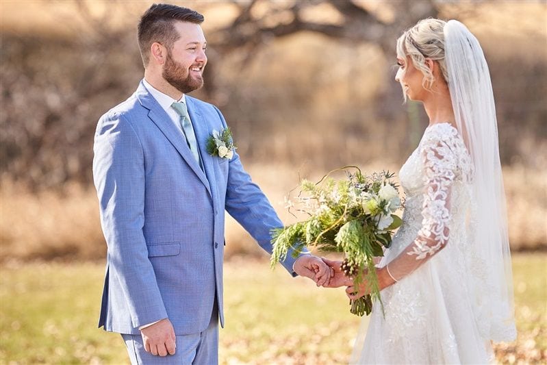Kaylie + Bailey wedding — first look + gifts