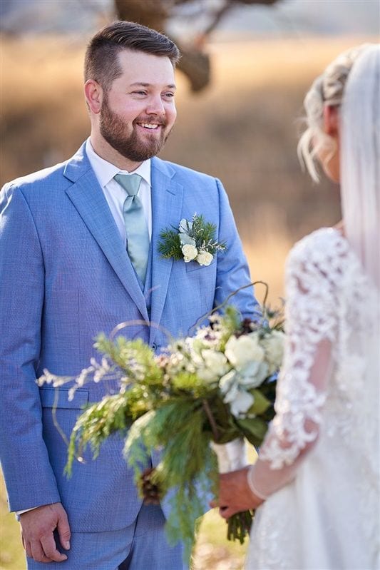 Kaylie + Bailey wedding — first look + gifts