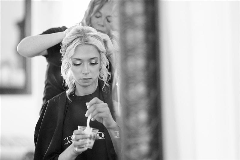 Kaylie + Bailey wedding — getting ready