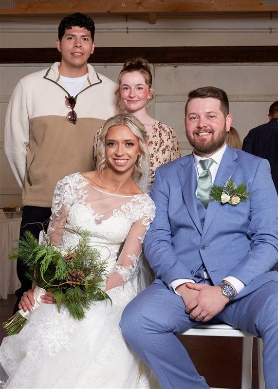 Kaylie + Bailey wedding — photos with friends