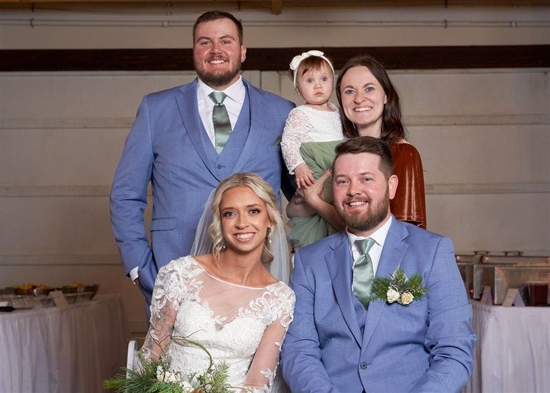Kaylie + Bailey wedding — photos with friends