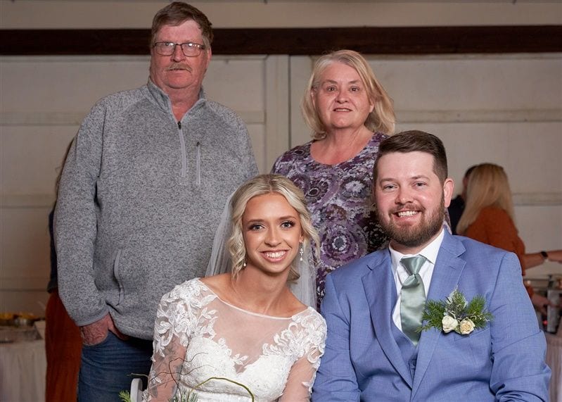 Kaylie + Bailey wedding — photos with friends