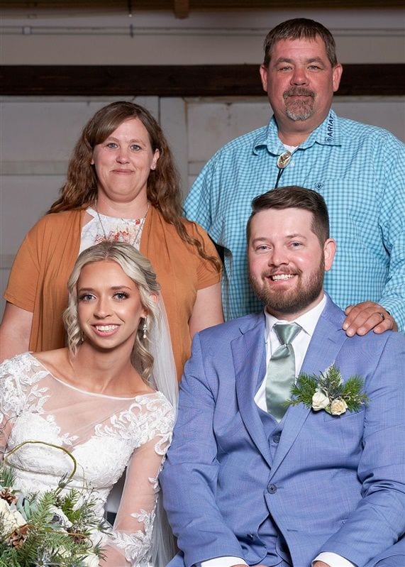 Kaylie + Bailey wedding — photos with friends