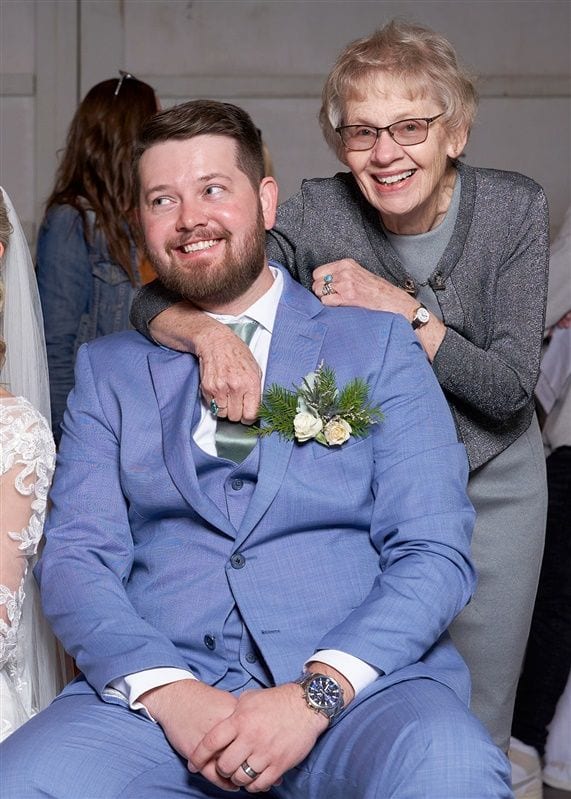 Kaylie + Bailey wedding — photos with friends