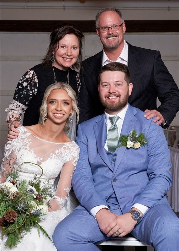 Kaylie + Bailey wedding — photos with friends