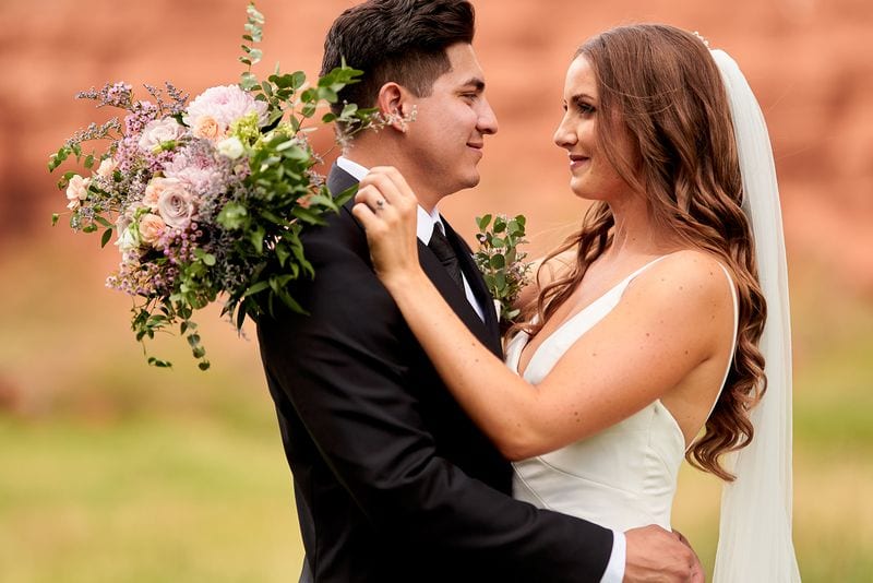 Meryl + Augustin wedding — bride + groom