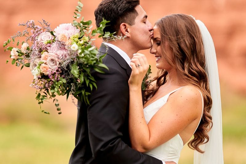 Meryl + Augustin wedding — bride + groom
